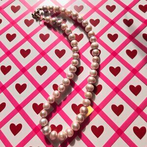 Bridgerton Rose Pearl gold filled necklace NWT